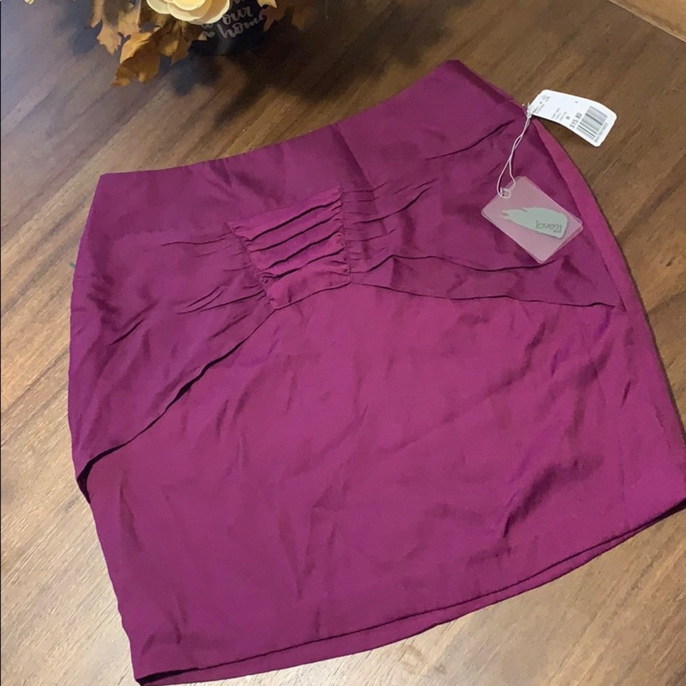 NWT Love 21 Medium Purple skirt